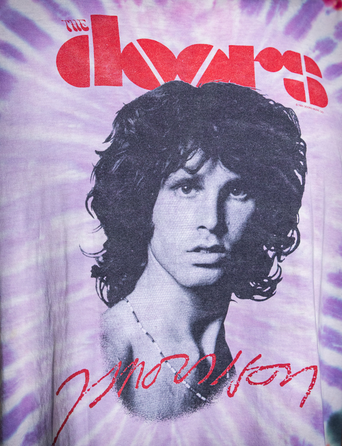 Vintage 1995 The Doors Jim Morrison Tie Dye Concert T Shirt XL