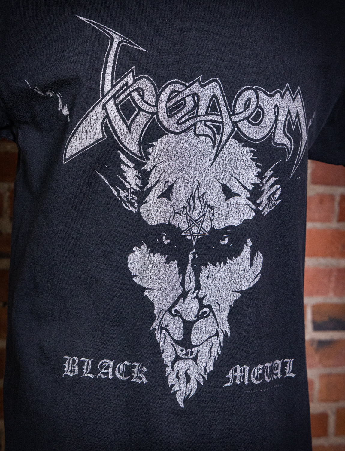 Vintage 90s Venom Black Metal Concert T Shirt Medium