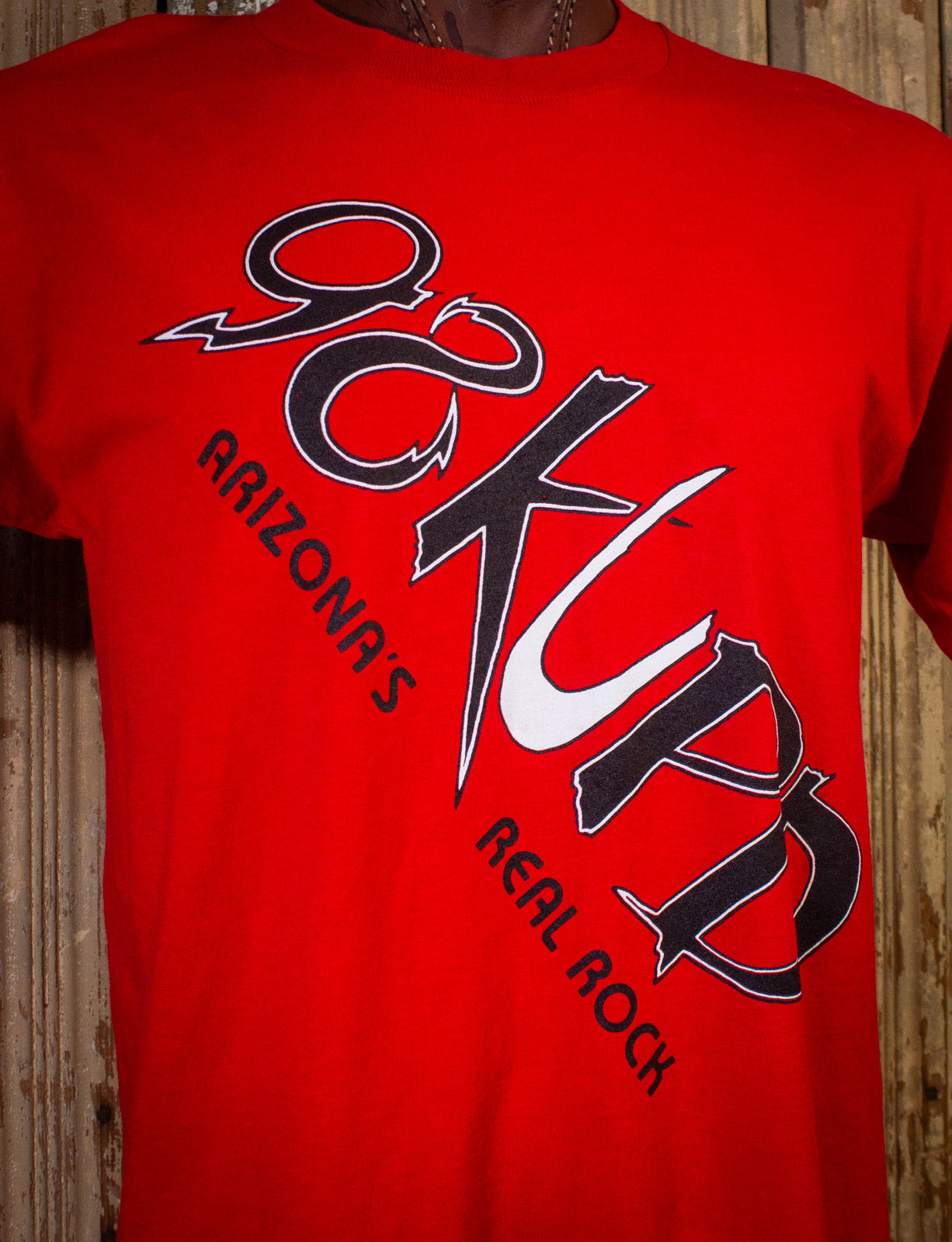 Vintage 98 KUPD Arizona Radio Graphic T Shirt 1990s Red Large