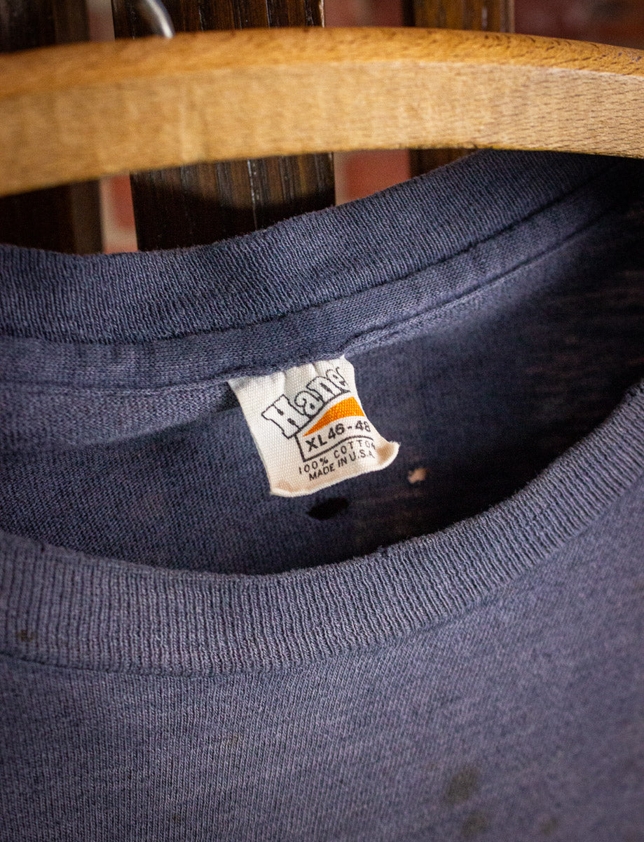 Vintage AC/DC Logo Concert T Shirt 1979 Black Large