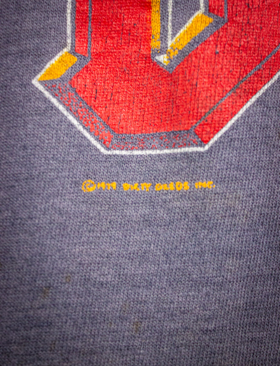 Vintage AC/DC Logo Concert T Shirt 1979 Black Large