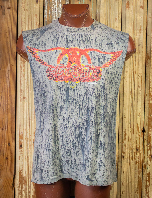 Vintage Aerosmith Get A Grip Cut Off Concert T Shirt 1993 XL