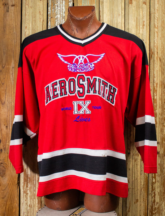 Vintage Aerosmith Nine Lives Concert Jersey 1997 XL