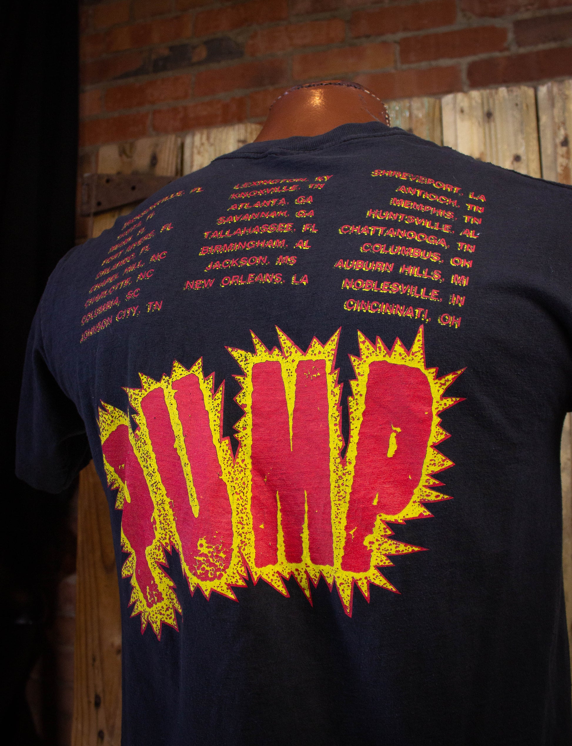 Vintage Aerosmith 1989 Bird Skull Pump Concert T Shirt Black M