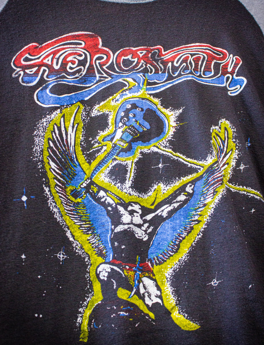 Vintage Aerosmith Rock In A Hard Place Parking Lot Concert T Shirt 1982 Medium