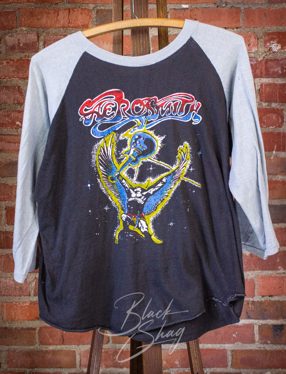 Vintage Aerosmith Rock In A Hard Place Parking Lot Concert T Shirt 1982 Medium