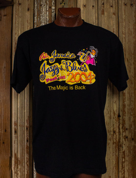 Vintage Air Jamaica Jazz and Blues Festival Concert T shirt 2004 XL