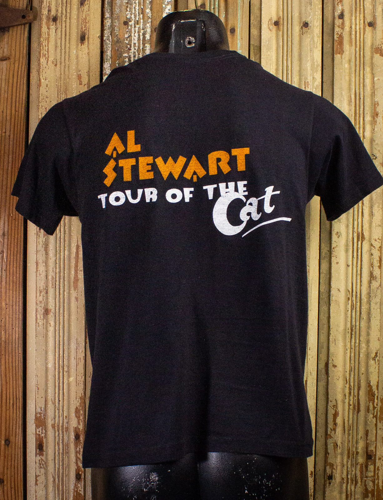 Vintage Al Stewart Tour Of That Cat Concert T Shirt 70s