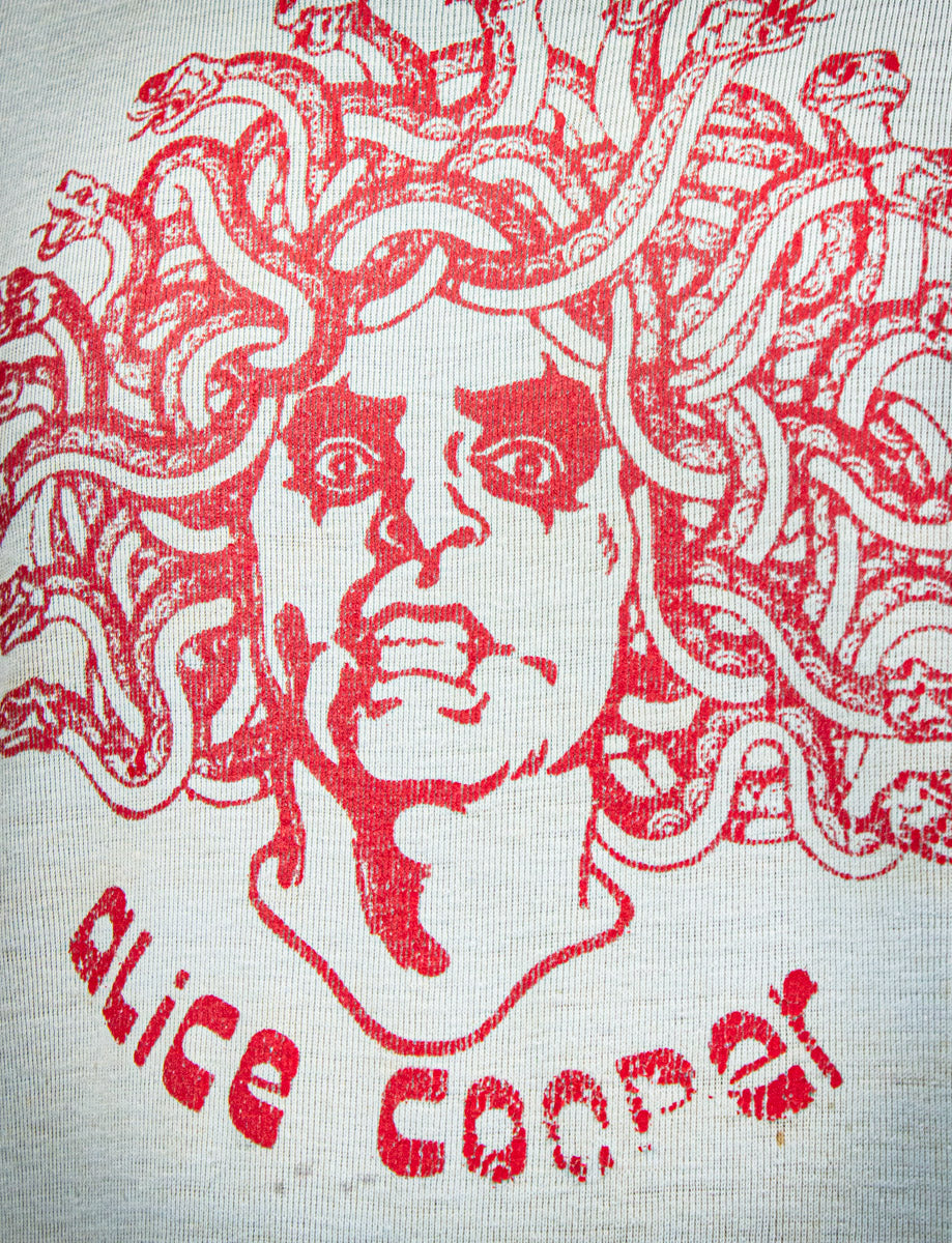 Vintage Alice Cooper Medusa Concert T Shirt 70s Small