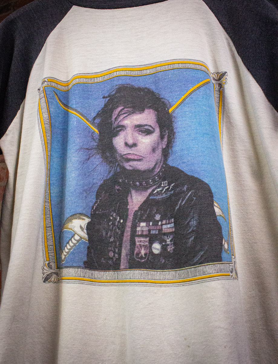 Vintage Alice Cooper Special Forces Concert T Shirt 1981 White/Navy Medium