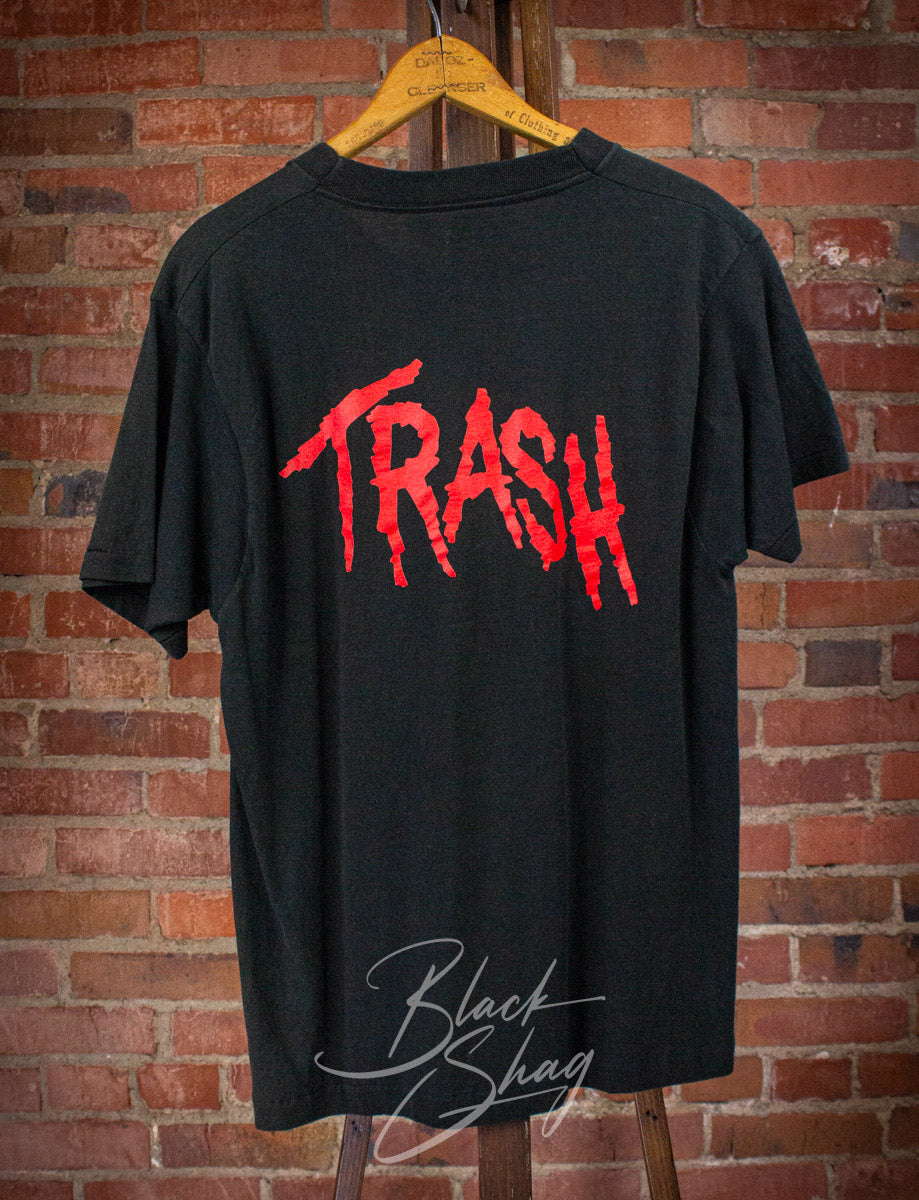 Vintage Alice Cooper Trash Concert T Shirt 1989 Small – Black Shag