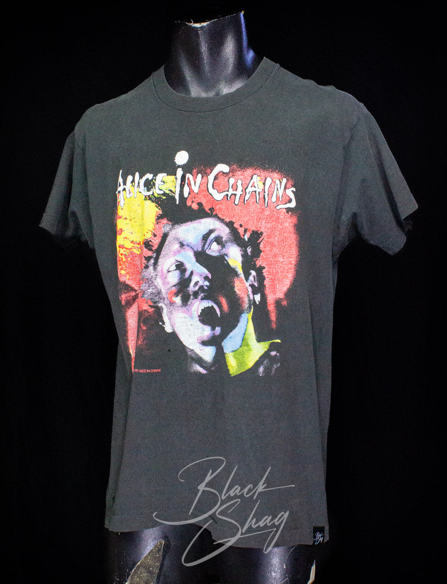 Vintage Alice in Chains Facelift Tour Concert T Shirt 1990