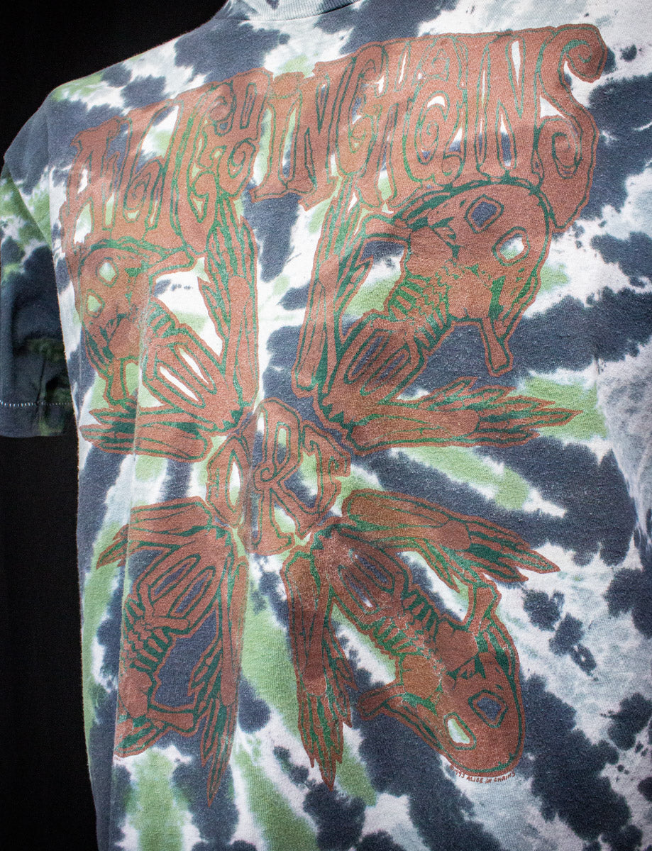 Vintage Alice In Chains Empty Fossil Of The New Scene Concert T Shirt 1993 Tie Dye XL