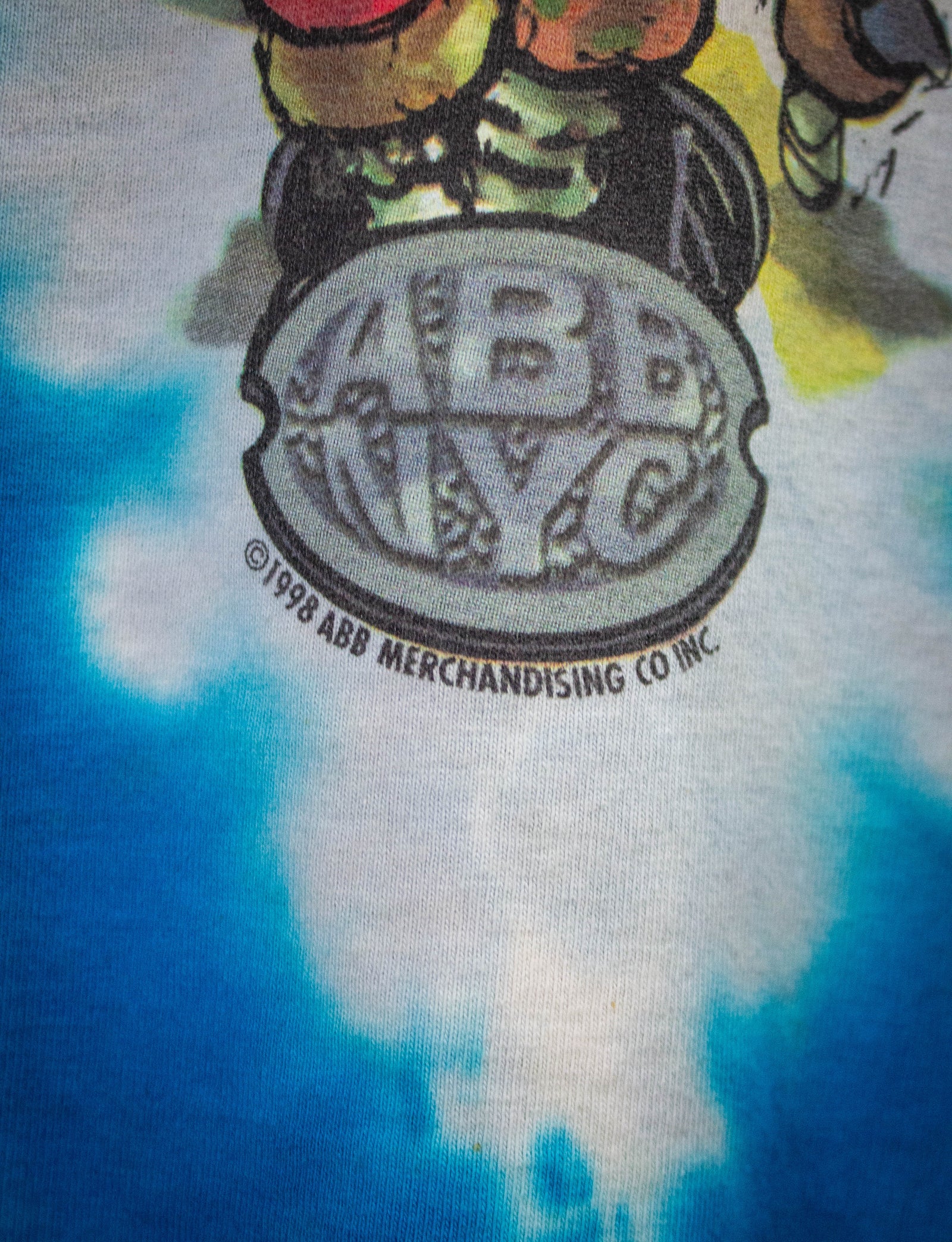 Vintage Allman Brothers Band NYC Tie Dye Concert T Shirt 1998 XL