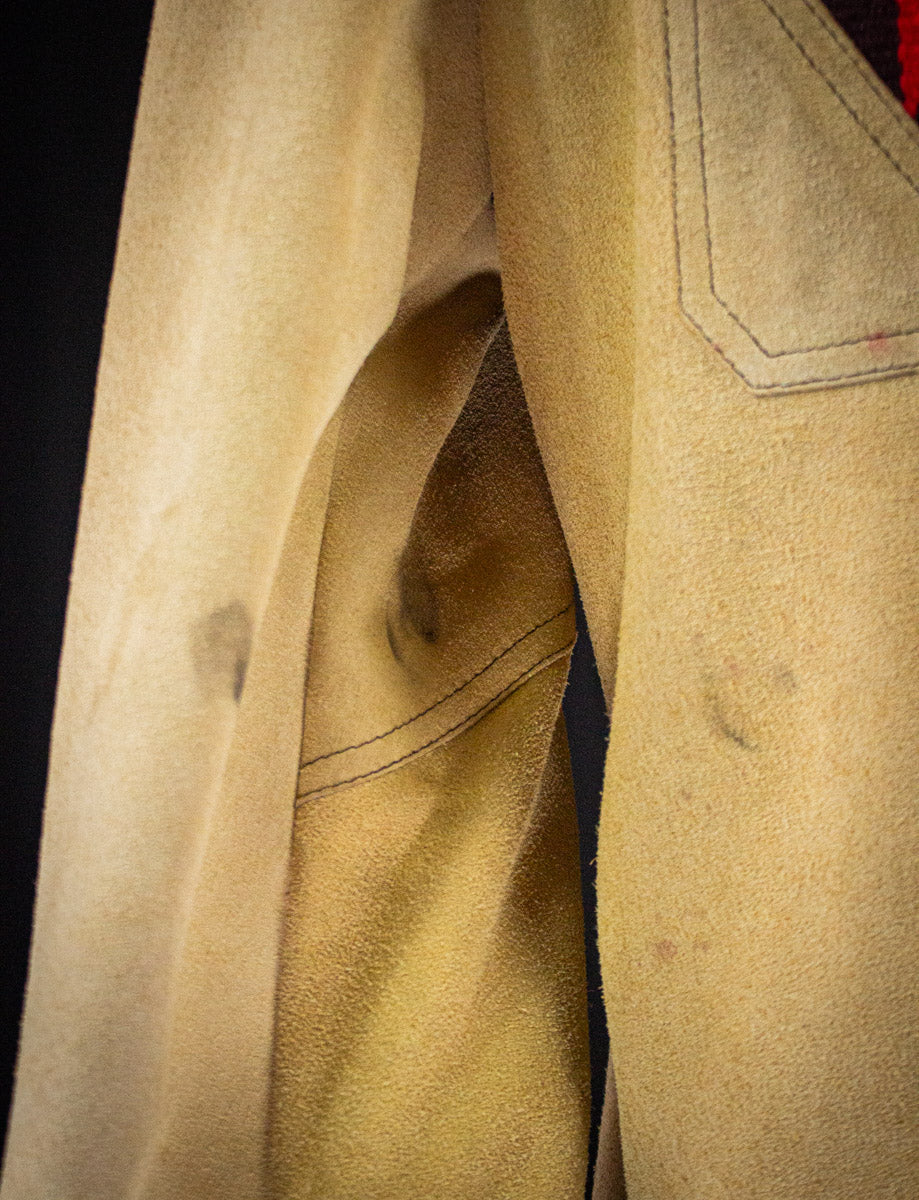 Vintage Americraft Chimayo Suede Jacket 70s 2XL