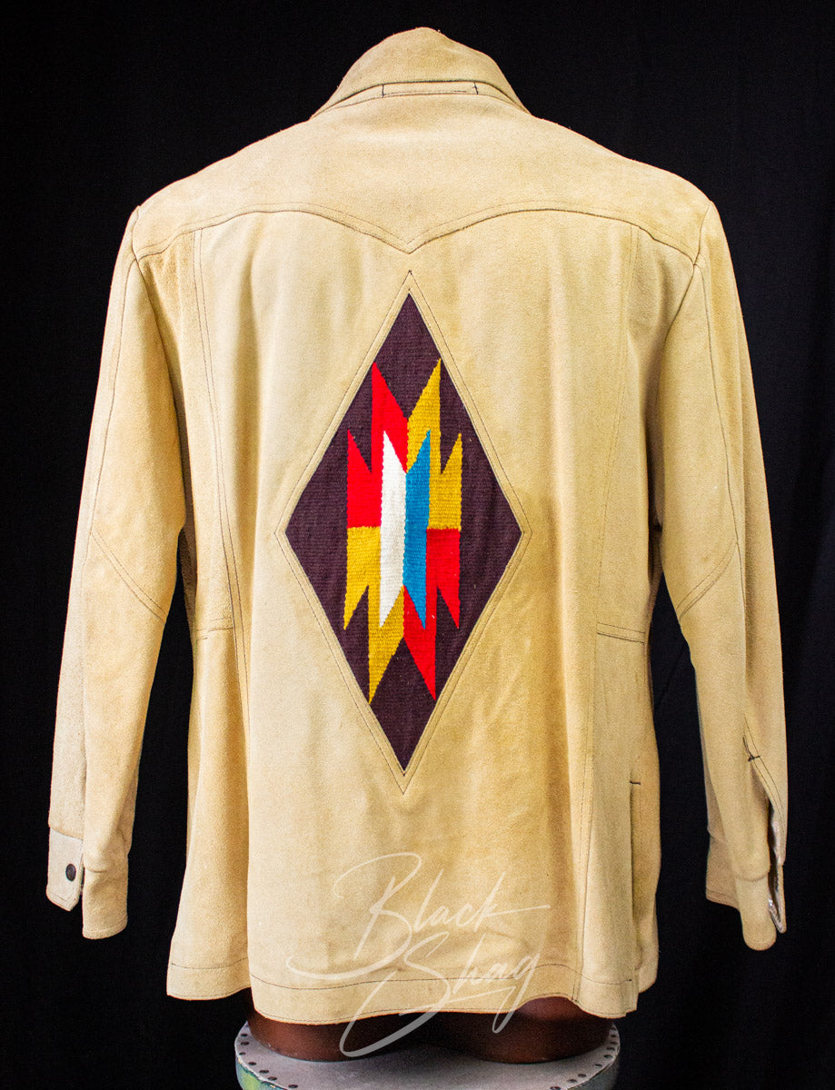Vintage Americraft Chimayo Suede Jacket 70s 2XL