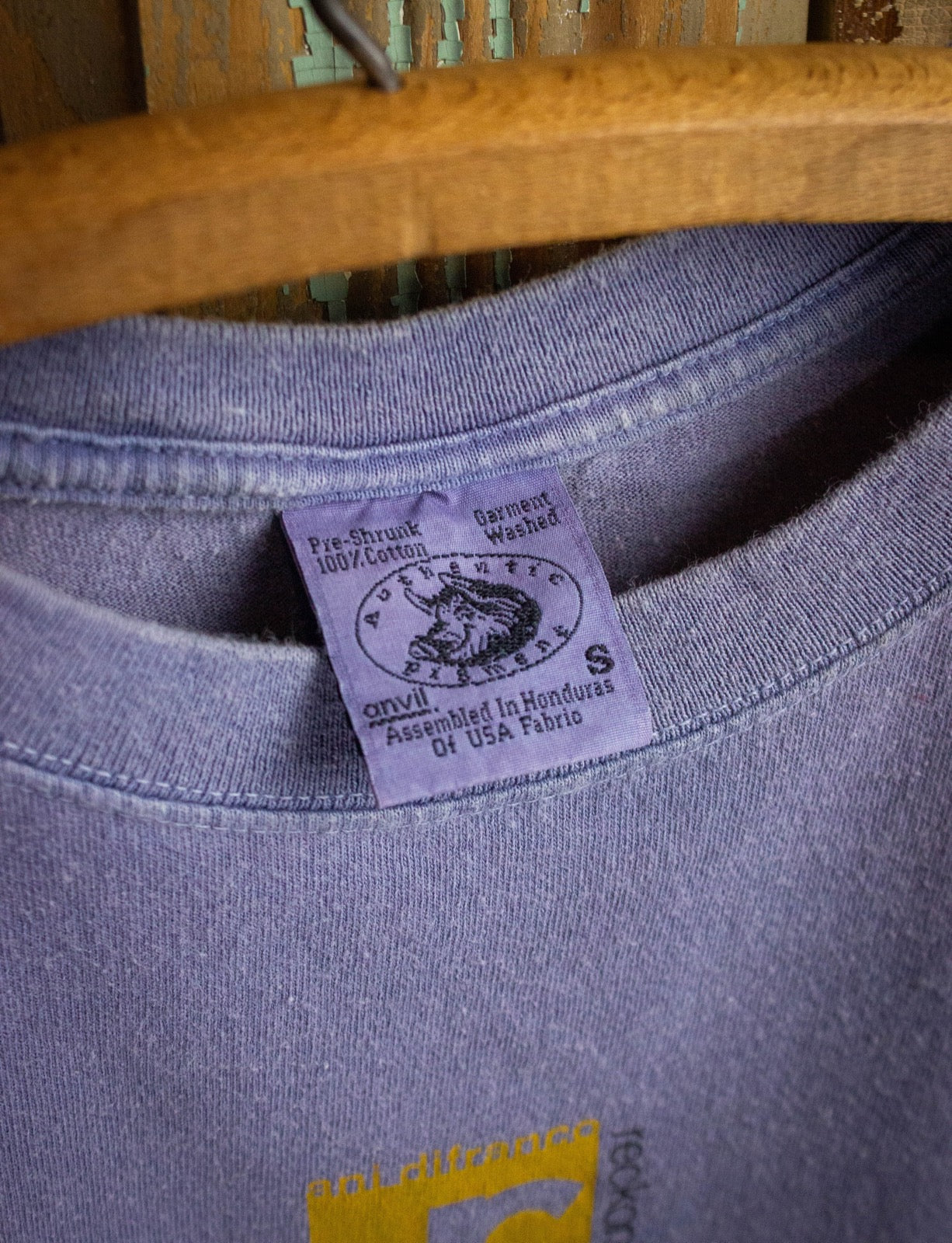 Vintage Ani Difranco Reveling Reckoning Concert T Shirt 2001 Blue Medium