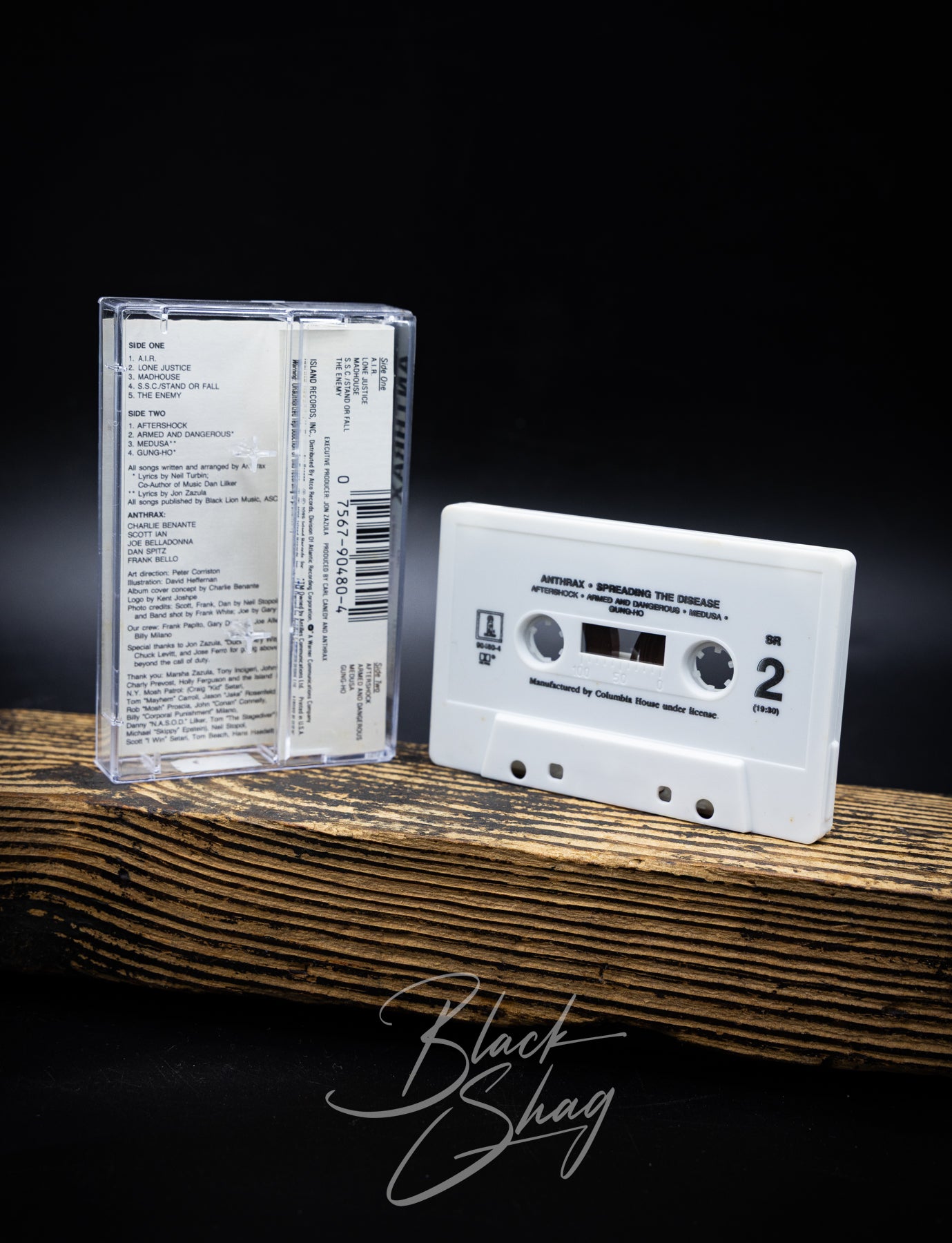 Vintage Anthrax Spreading The Disease Cassette 1985