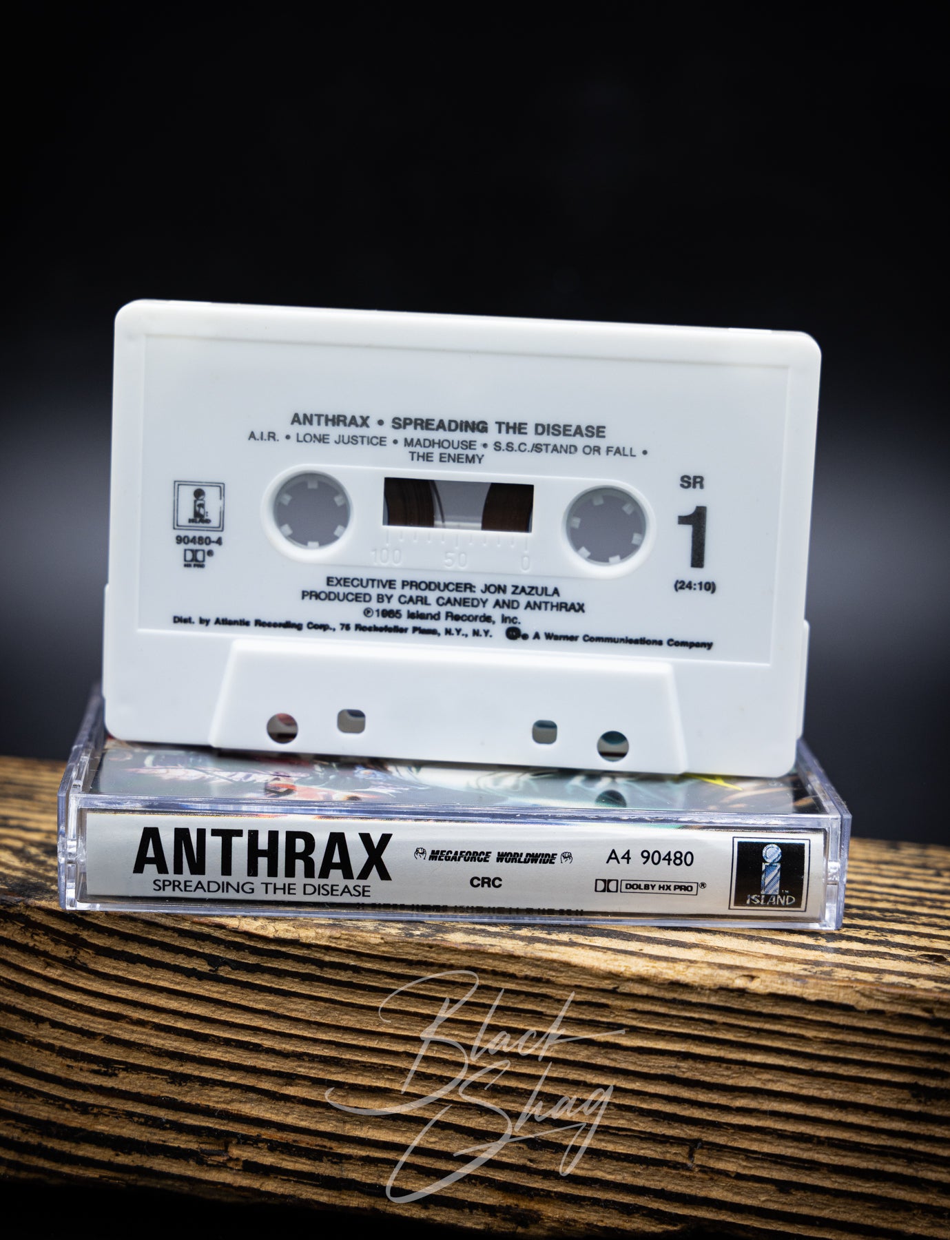 Vintage Anthrax Spreading The Disease Cassette 1985