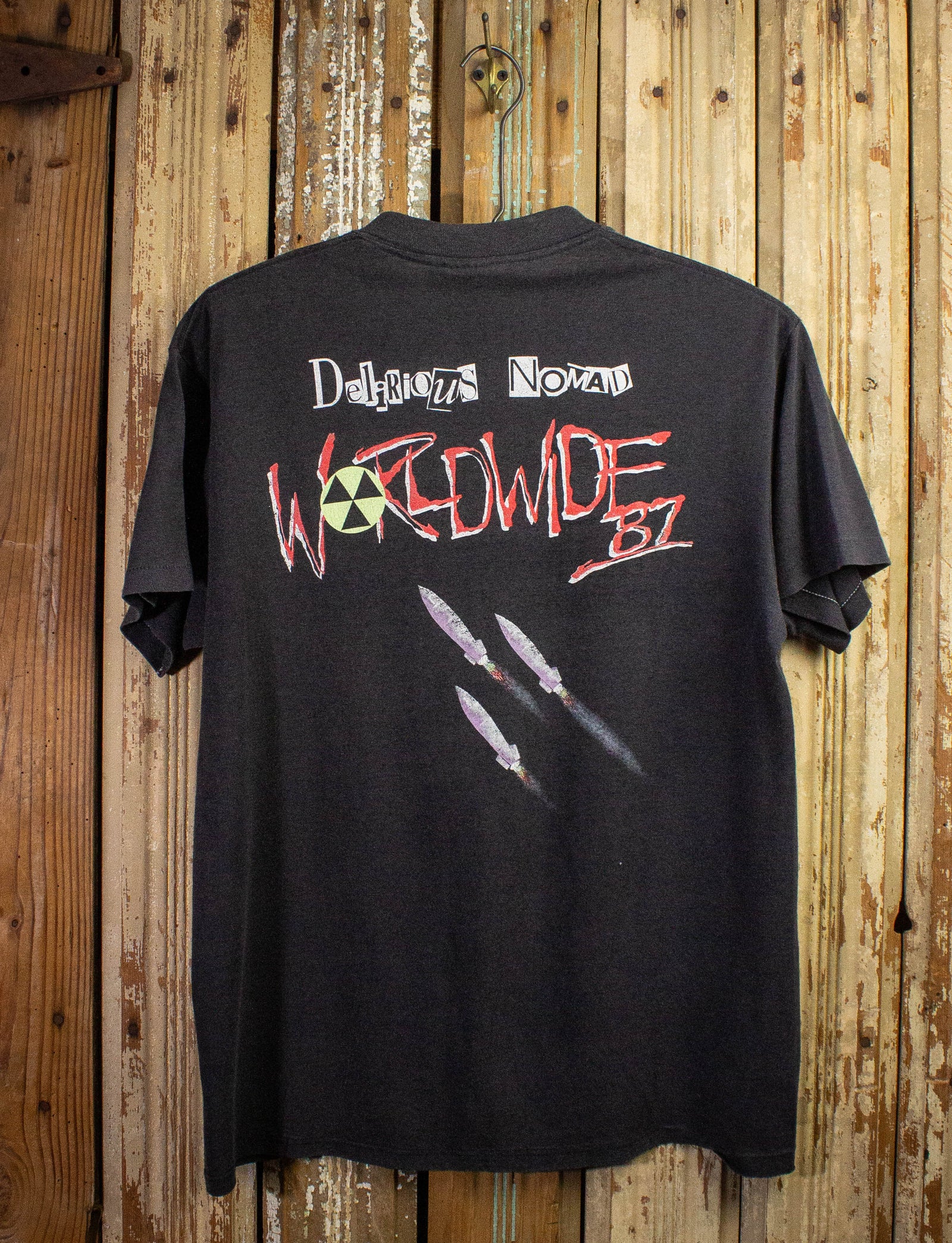Vintage Armored Saint Delirious Nomad Concert T Shirt 1987 Black Medium