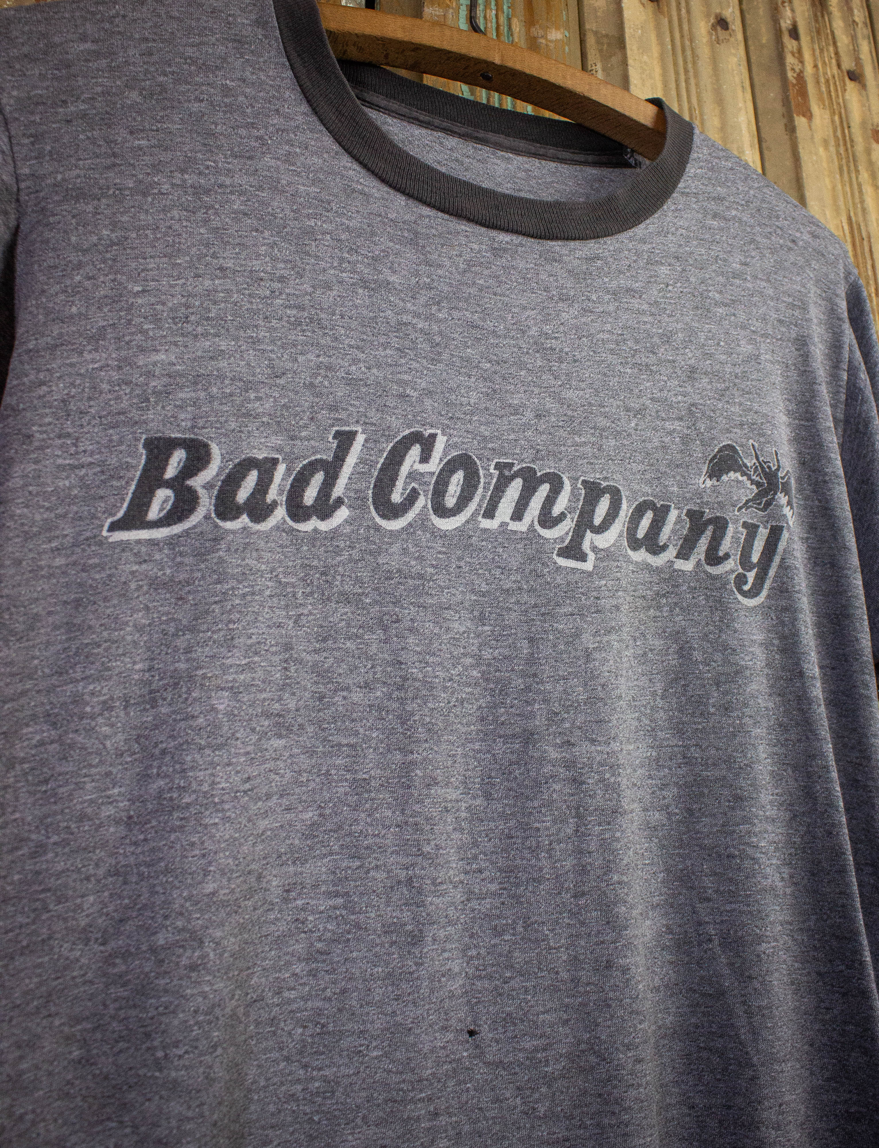 Vintage Bad Company Desolation Angels Concert Ringer T Shirt 1979 Gray –  Black Shag Vintage