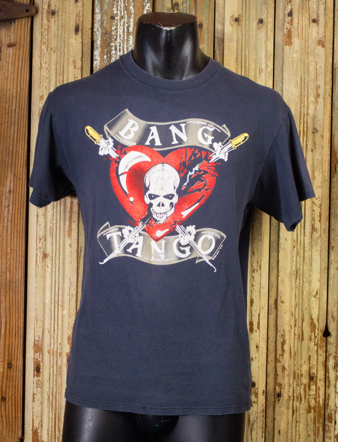 Vintage Bang Tango Psycho Cafe Concert T Shirt 1989 Large