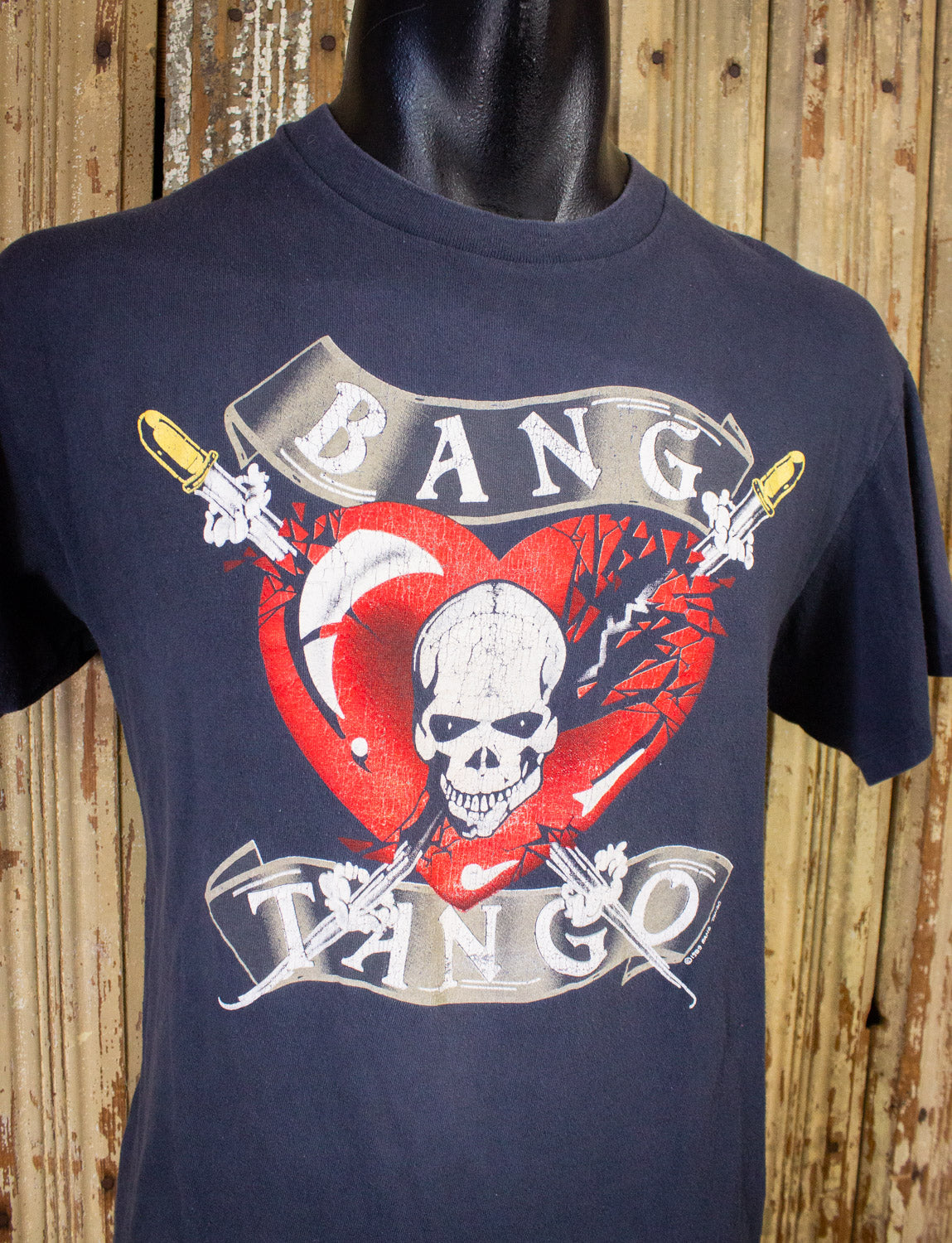 Vintage Bang Tango Psycho Cafe Concert T Shirt 1989 Large