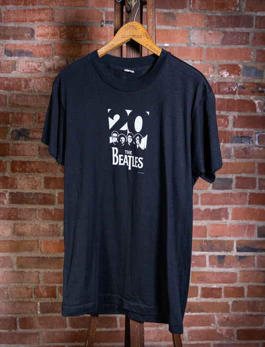 Vintage Beatles 20 Promo T Shirt 1984 Black Small