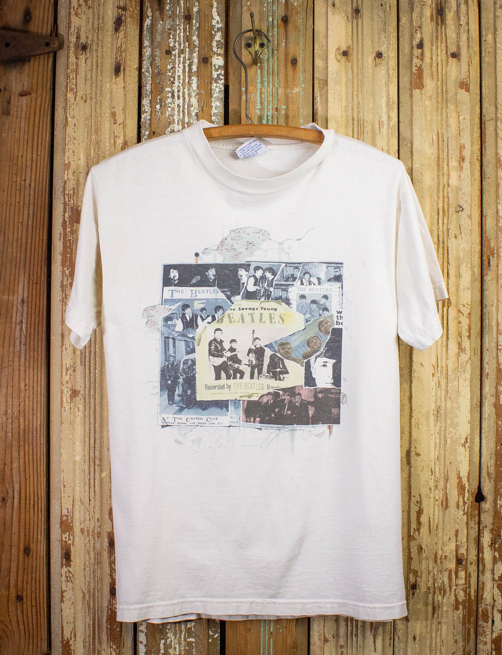 Vintage Beatles Anthology 1 Promo T Shirt 1995 White Medium