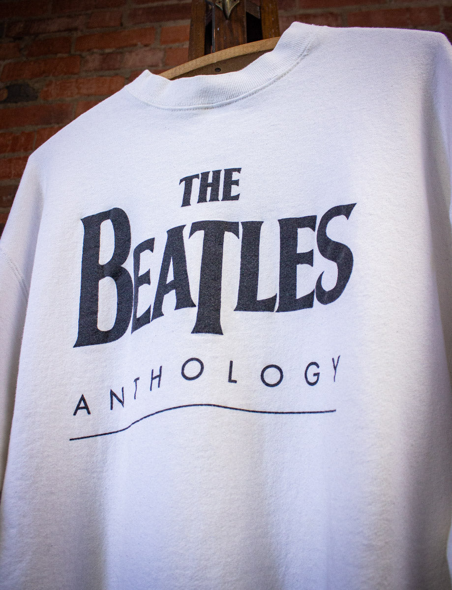 Vintage Beatles Anthology Sweatshirt 90s White XL