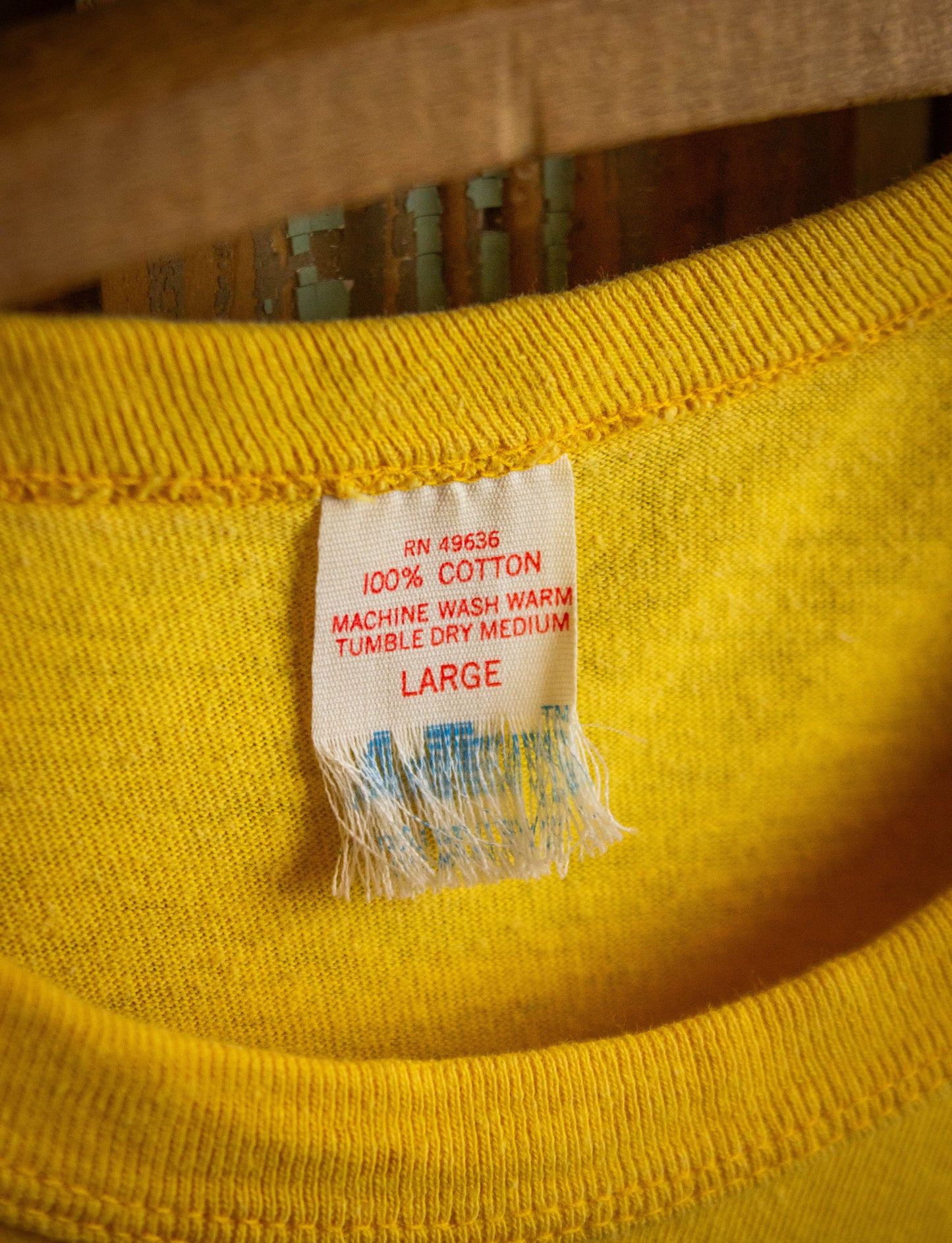 Vintage Beatles Away With Words Bootleg T Shirt 70s Yellow Medium