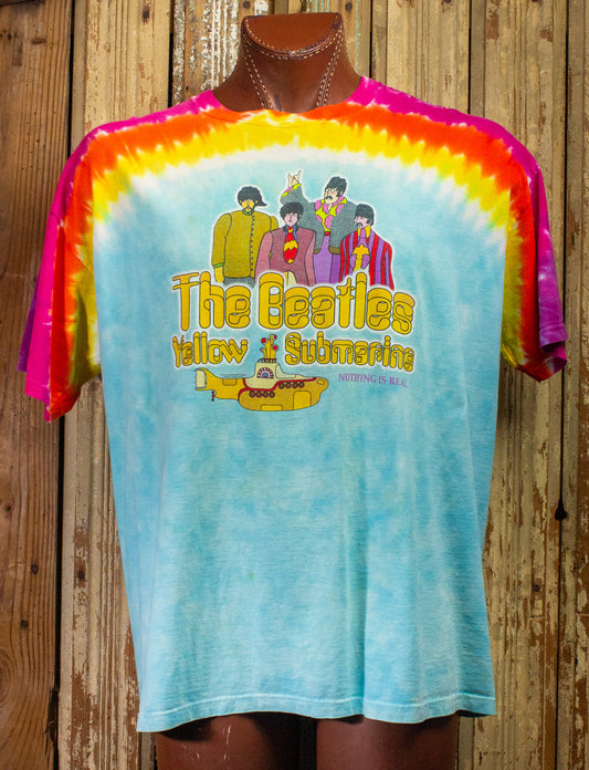 Vintage Beatles Yellow Submarine Tie Dye T Shirt 2005 2XL