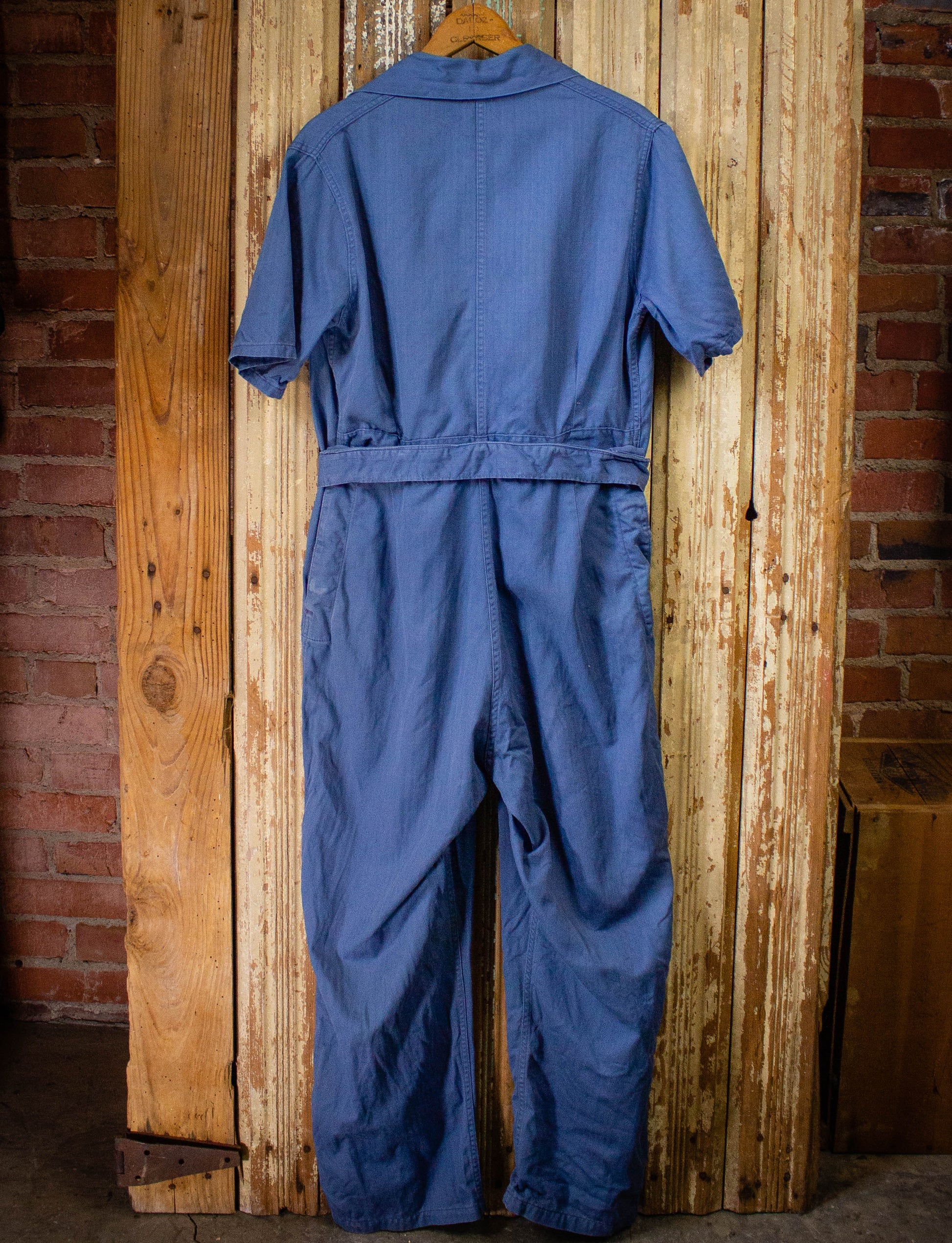 Vintage "Betty" Coveralls 70s Blue Small
