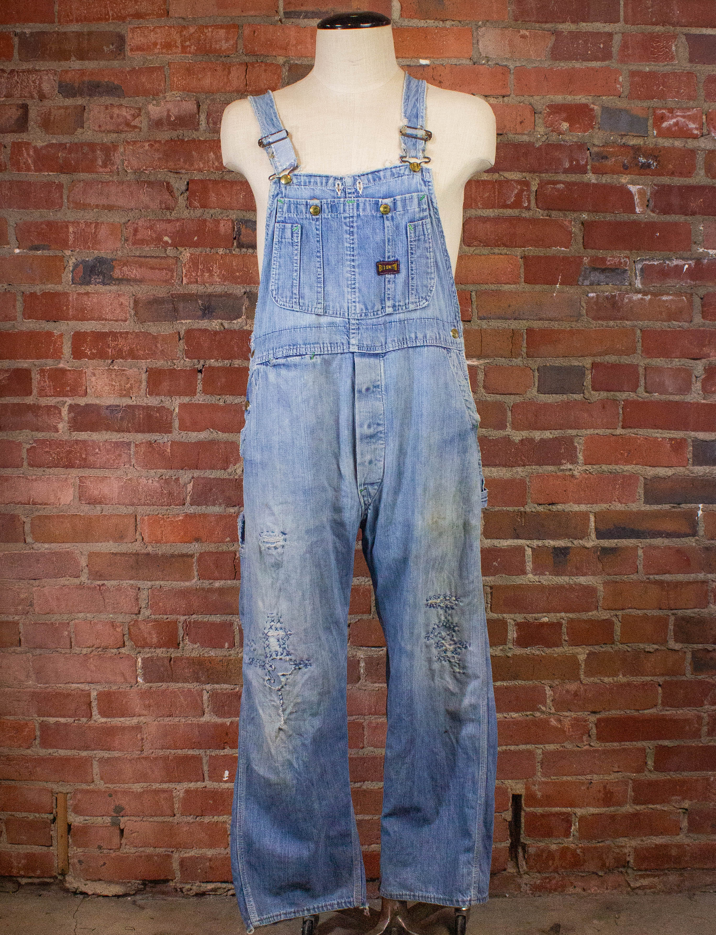 Vintage Big Smith Denim Overalls 50s 34x27 – Black Shag Vintage