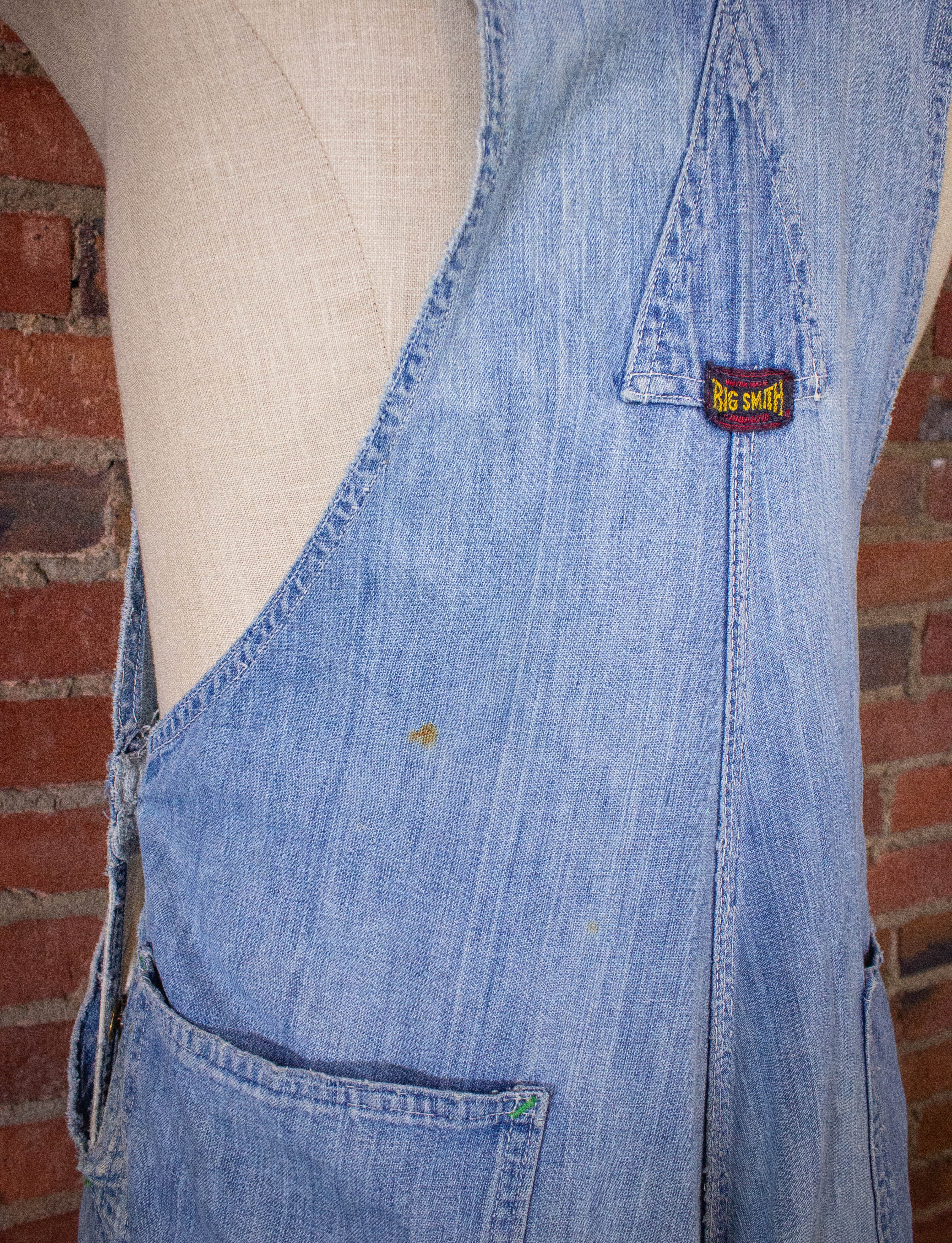 Vintage Big Smith Denim Overalls 50s 34x27 – Black Shag Vintage