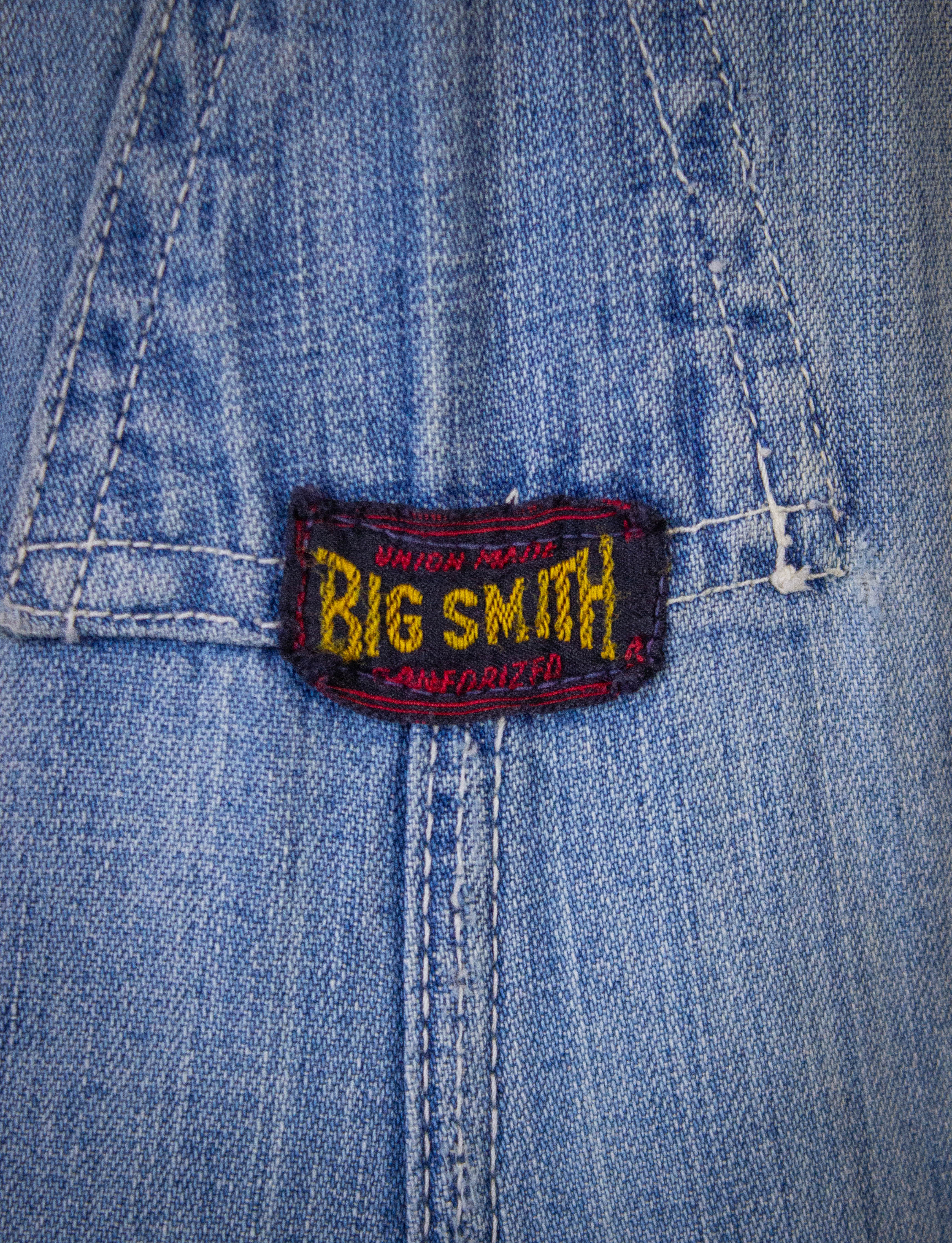 Vintage Big Smith Denim Overalls 50s 34x27 – Black Shag Vintage