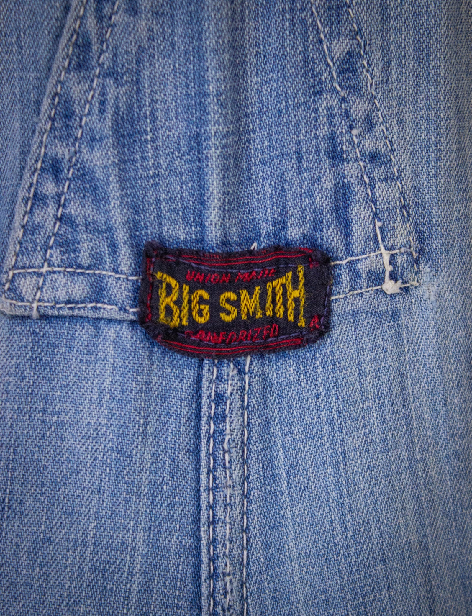 Vintage Big Smith Denim Overalls 50s 34x27