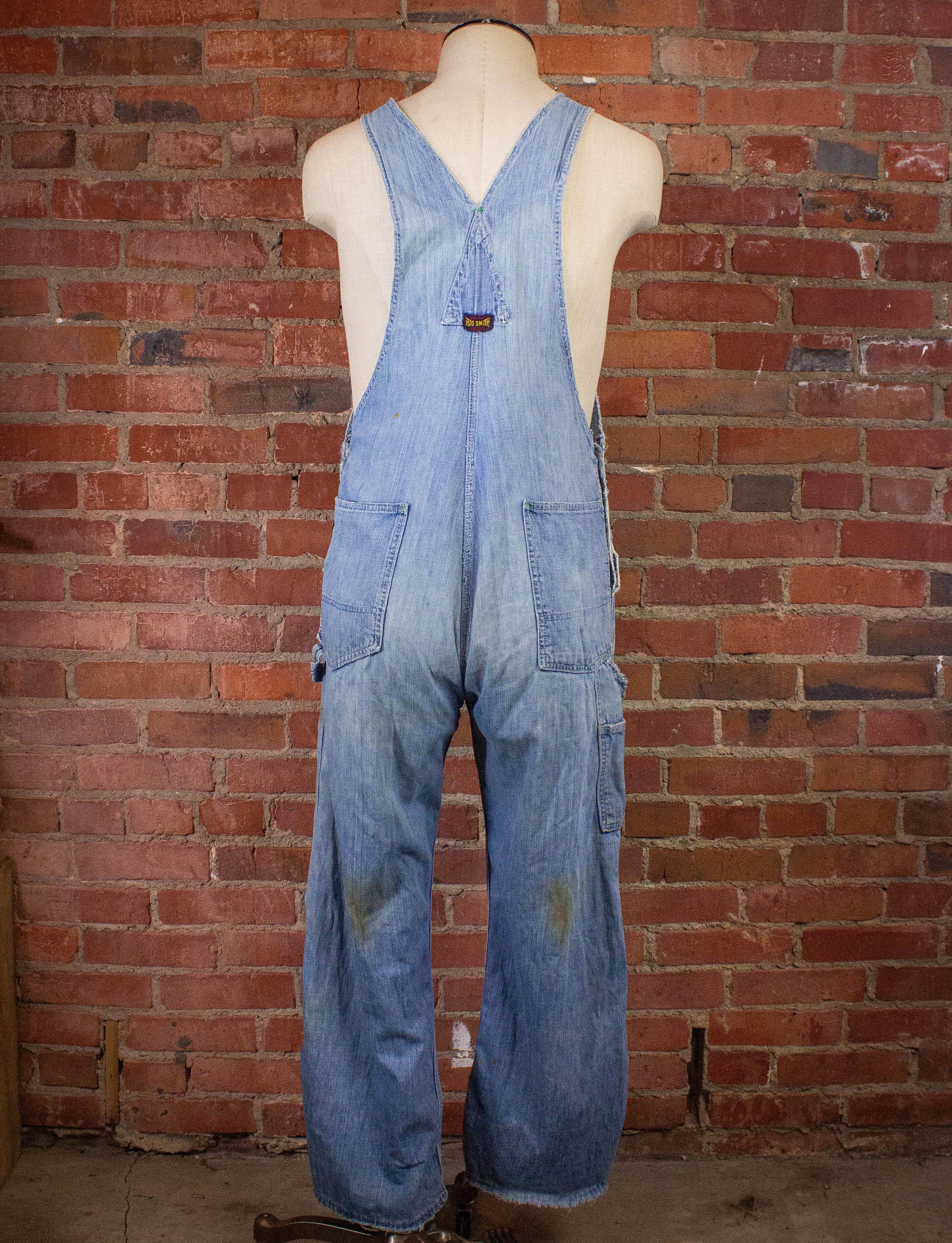 Vintage Big Smith Denim Overalls 50s 34x27 – Black Shag Vintage