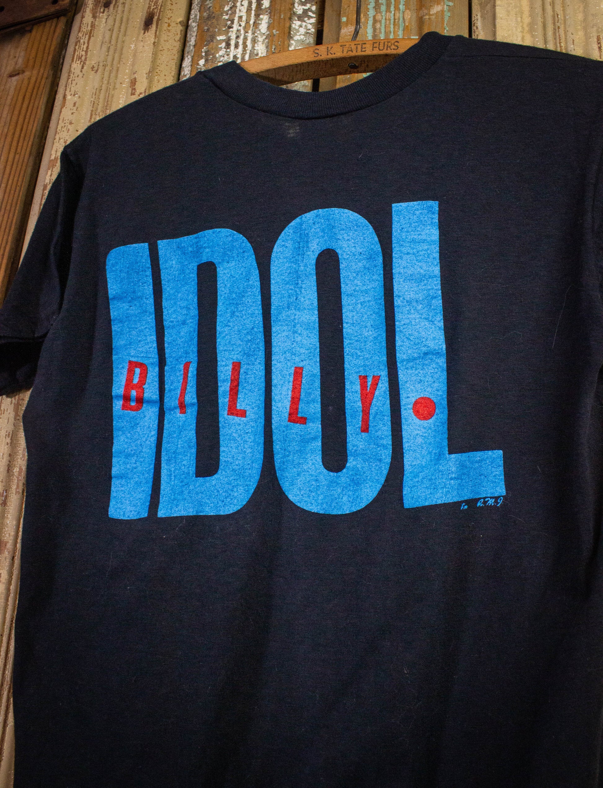 Vintage Billy Idol Concert T Shirt 1983 Black Small