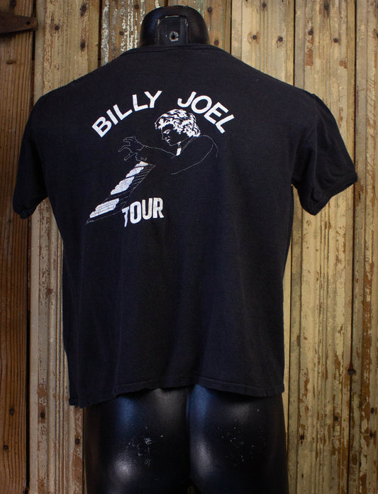 Vintage Billy Joel On Tour Bootleg Concert T-Shirt 1970s L