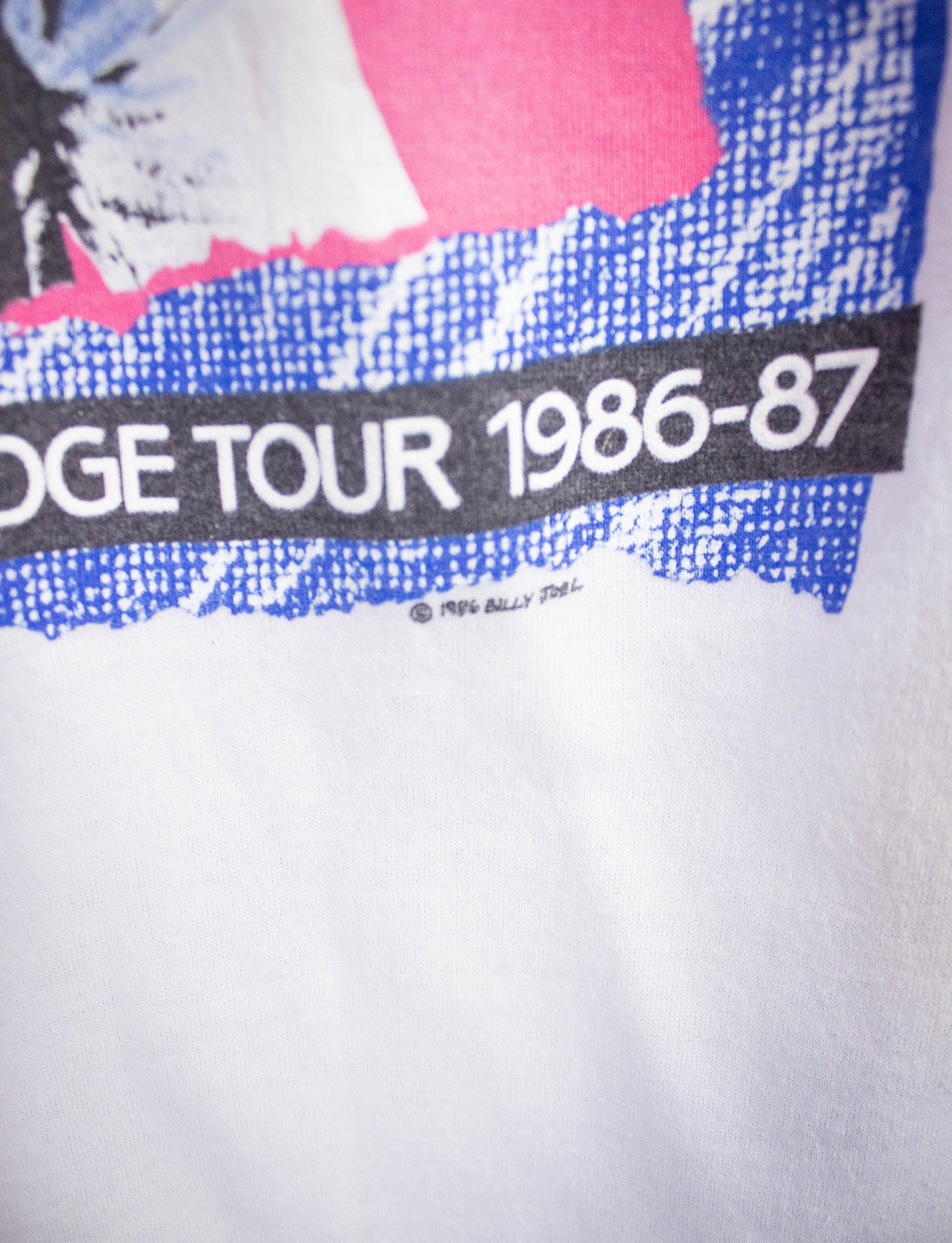 Vintage Billy Joel The Bridge Tour Concert T-Shirt 1986 S