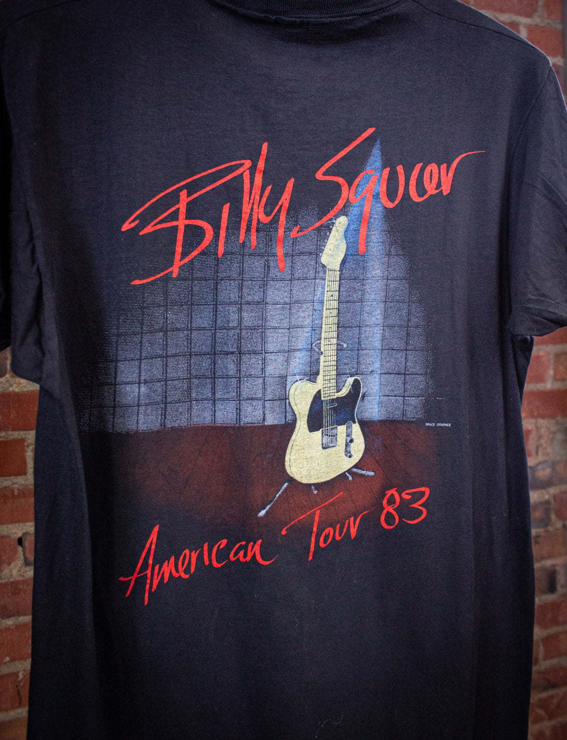 Vintage Billy Squire Get Your Emotions in Motion Concert T Shirt 1983 Black Medium