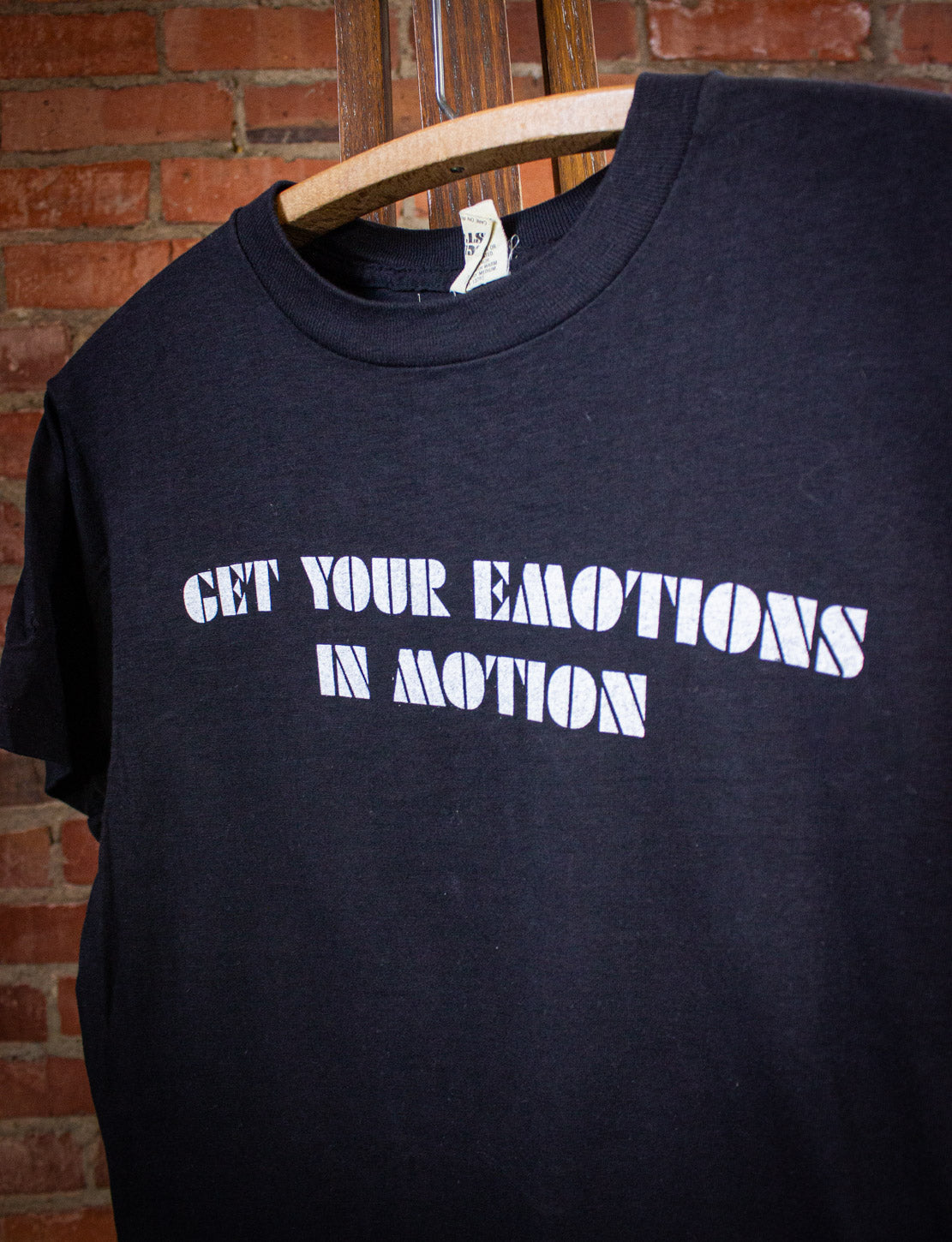 Vintage Billy Squire Get Your Emotions in Motion Concert T Shirt 1983 Black Medium