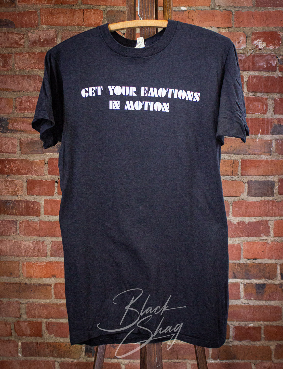 Vintage Billy Squire Get Your Emotions in Motion Concert T Shirt 1983 Black Medium