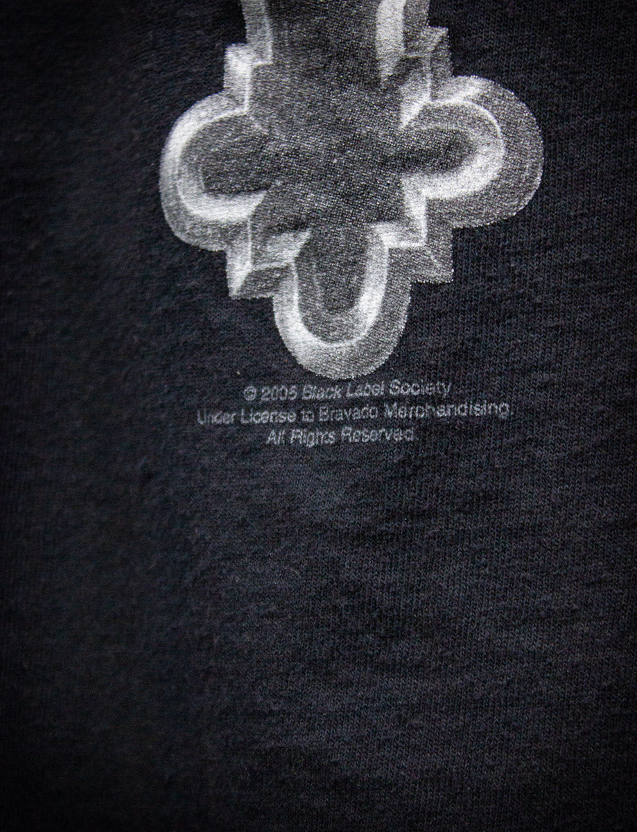 Vintage Black Label Society Long Sleeve Concert T Shirt 2005 2XL