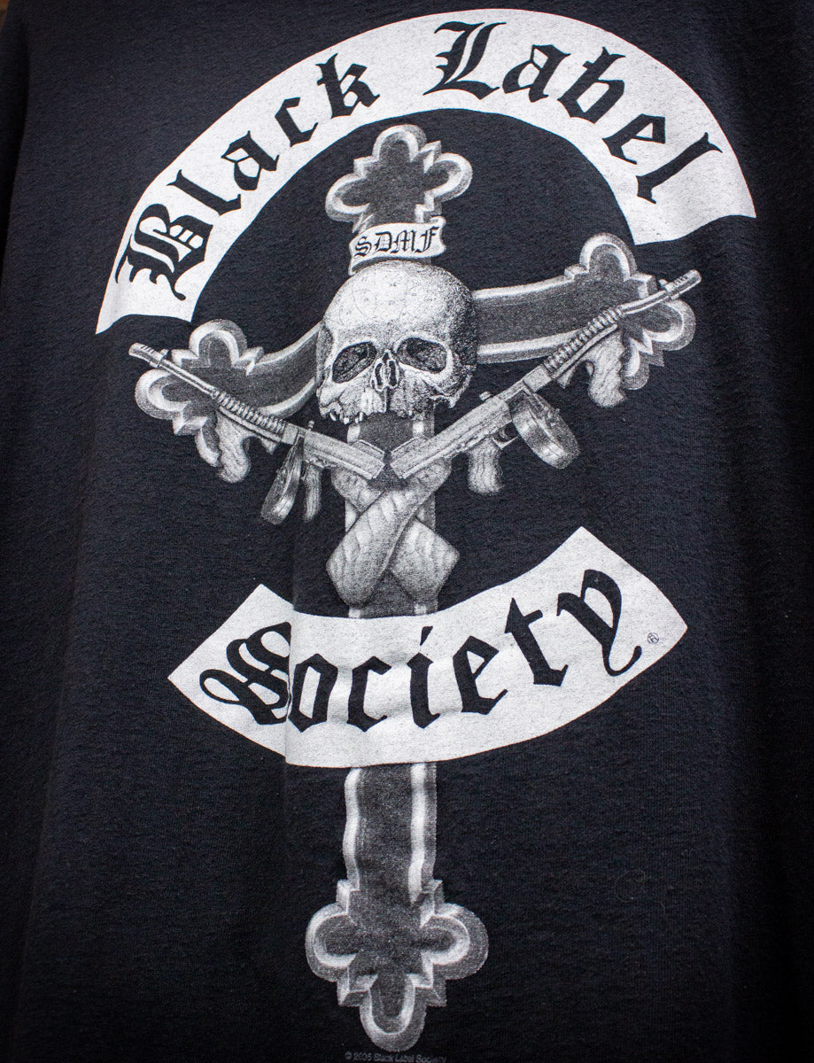 Vintage Black Label Society Long Sleeve Concert T Shirt 2005 2XL