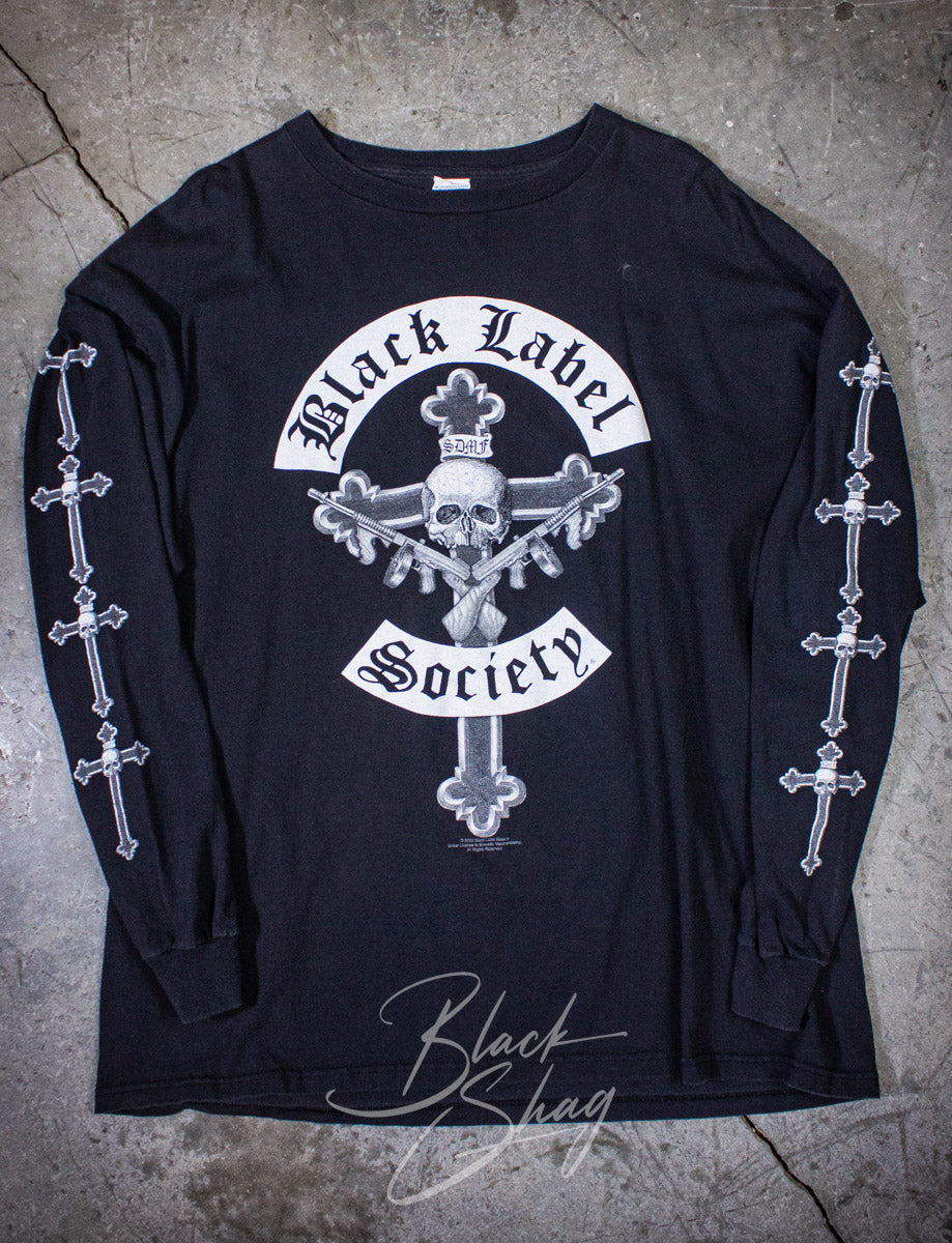 Vintage Black Label Society Long Sleeve Concert T Shirt 2005 2XL