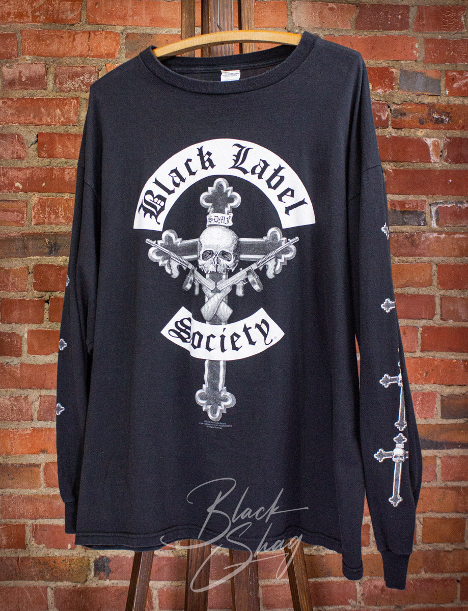 Vintage Black Label Society Long Sleeve Concert T Shirt 2005 2XL