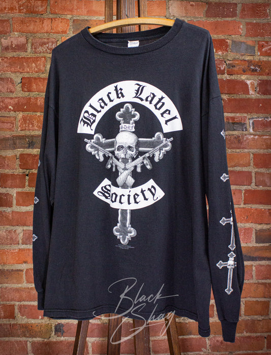 Vintage Black Label Society Long Sleeve Concert T Shirt 2005 2XL