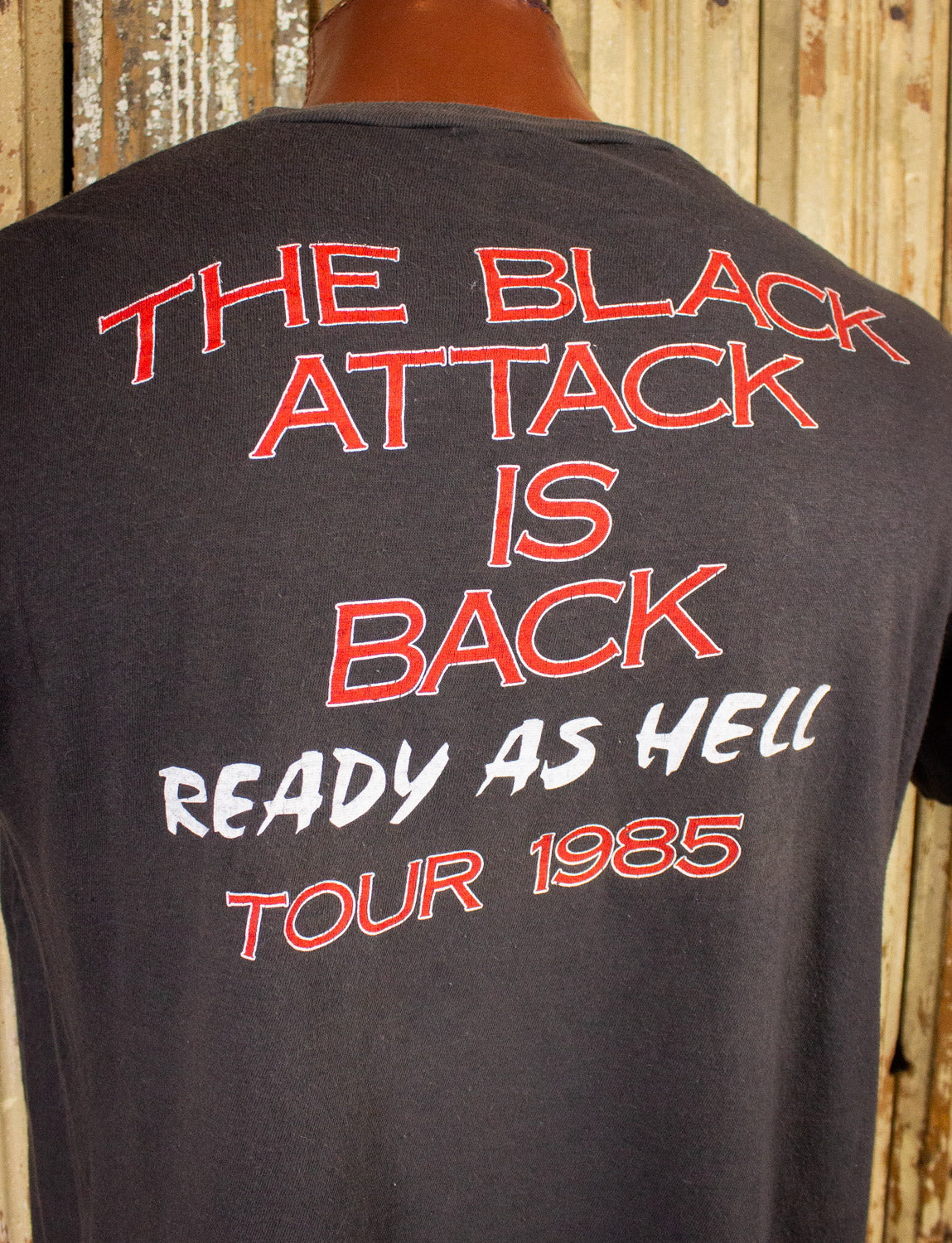 Vintage Black Oak Arkansas Ready As Hell Concert T Shirt 1985 XL